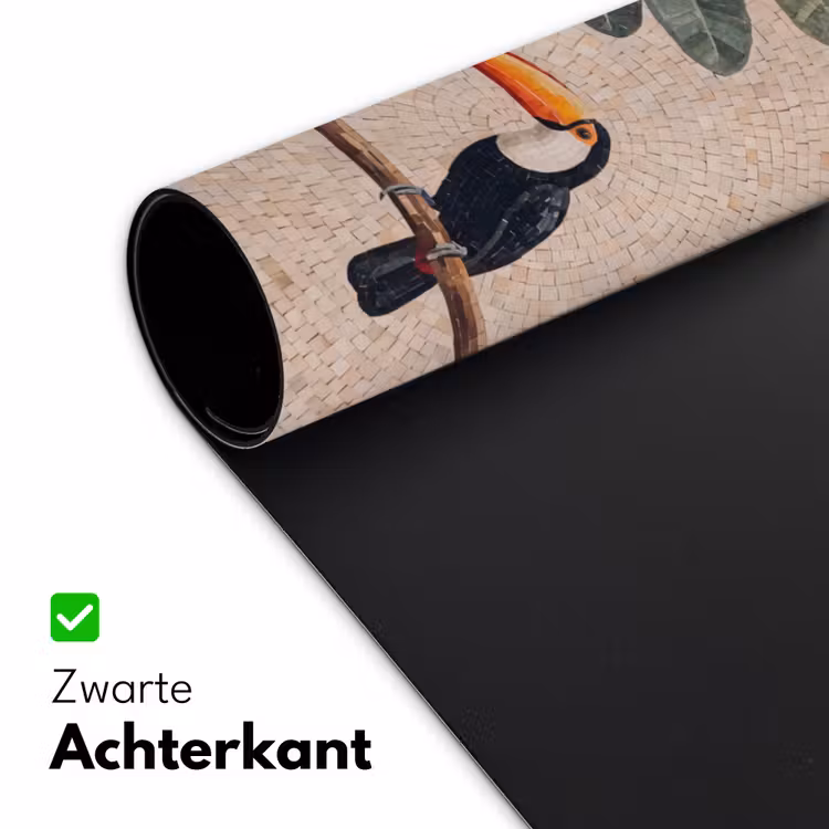 Bureau onderlegger - Vogel - Mozaïek - Tropisch - Natuur - Kleurrijk — 5