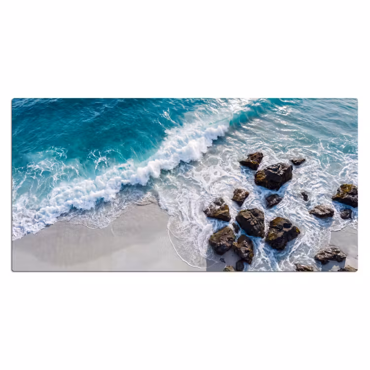 Bureau onderlegger - Zee - Golf - Strand - Natuur - Blauw — 2