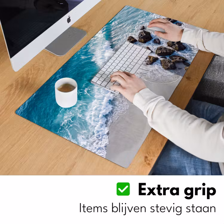 Bureau onderlegger - Zee - Golf - Strand - Natuur - Blauw — 6