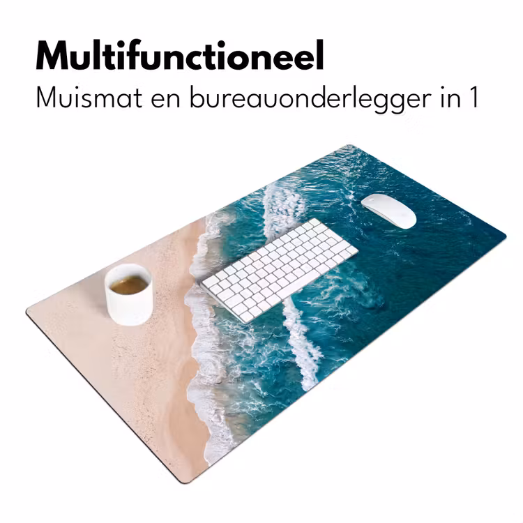 Bureau onderlegger - Zee - Strand - Golven - Natuur - Blauw — 7