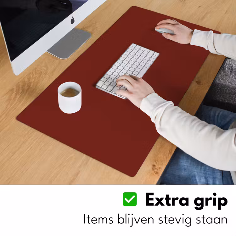 Bureau onderlegger - Rustic - Terracotta - Rood — 6