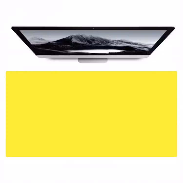 Bureau onderlegger - Soft - Custard - Geel — 1