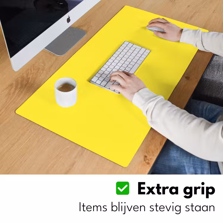 Bureau onderlegger - Soft - Custard - Geel — 6