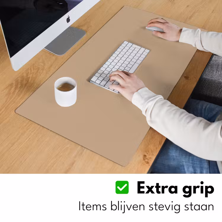 Bureau onderlegger - Soft - Taupe - Bruin — 6