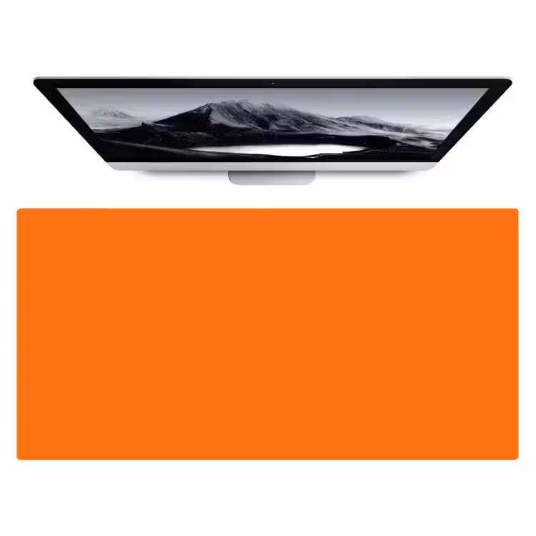 Bureau onderlegger - Spiced - Pumpkin - Oranje — 1