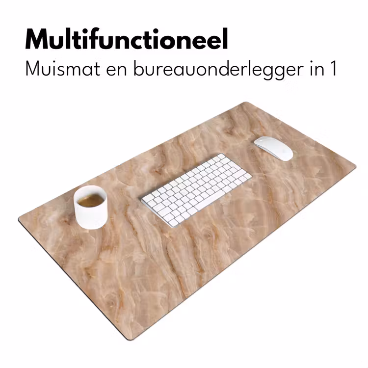 Bureau onderlegger - Steen - Ader - Natuur - Modern - Beige — 7