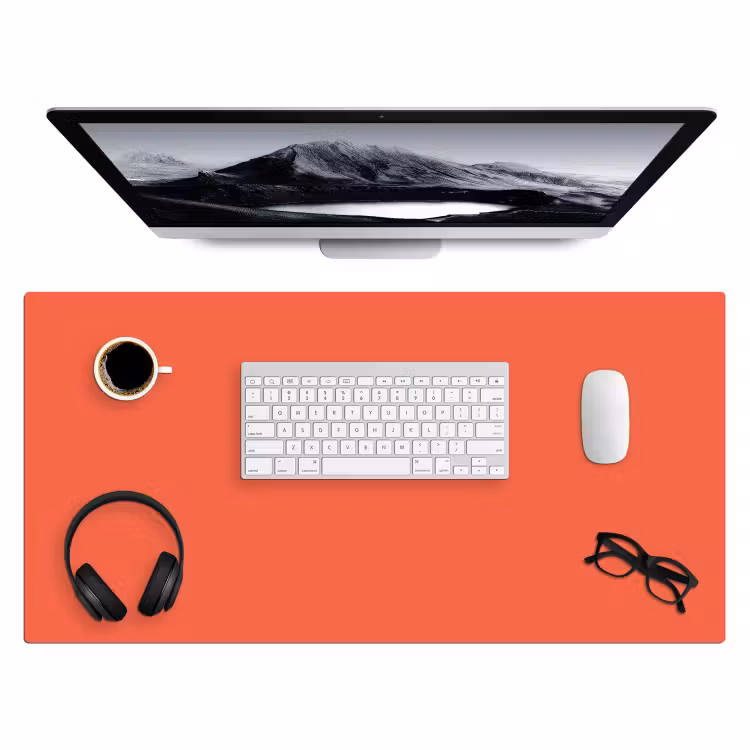 Bureau onderlegger - Sunset - Salmon - Oranje — 4