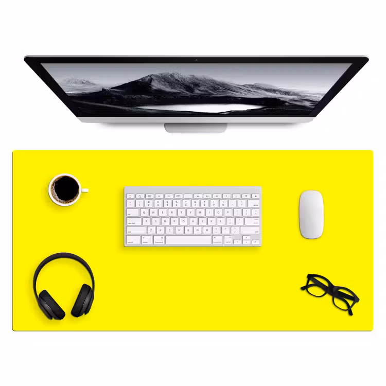 Bureau onderlegger - Sunshine - Glow - Geel — 4