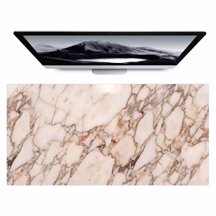 Bureau onderlegger - Textuur - Gesteente - Aderen - Abstract - Wit — 1