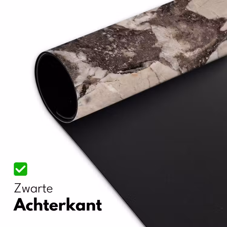 Bureau onderlegger - Textuur - Marmer - Abstract - Beige - Bruin — 5