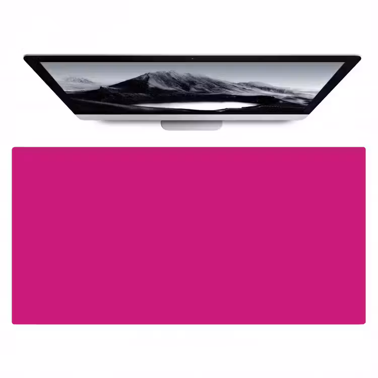 Bureau onderlegger - Velvet - Magenta - Roze — 1