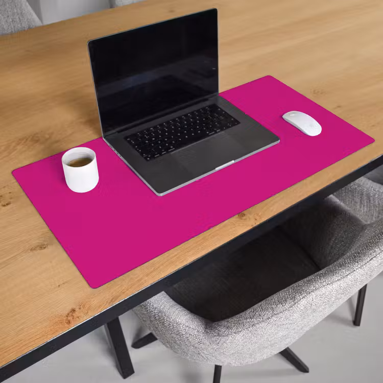 Bureau onderlegger - Velvet - Magenta - Roze — 3
