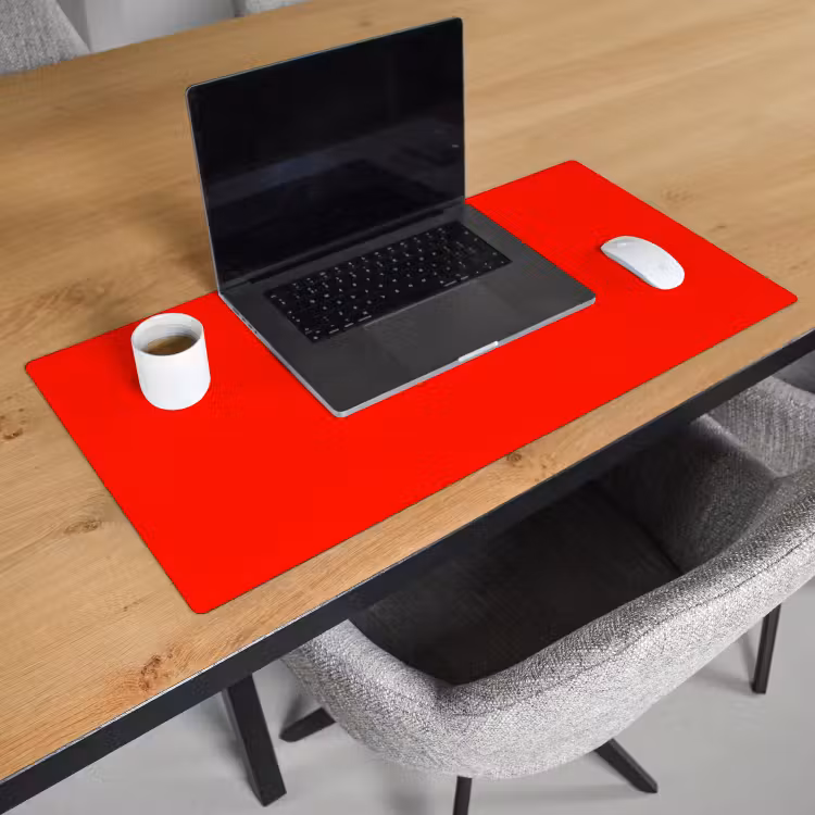 Bureau onderlegger - Vibrant - Vermilion - Rood — 3