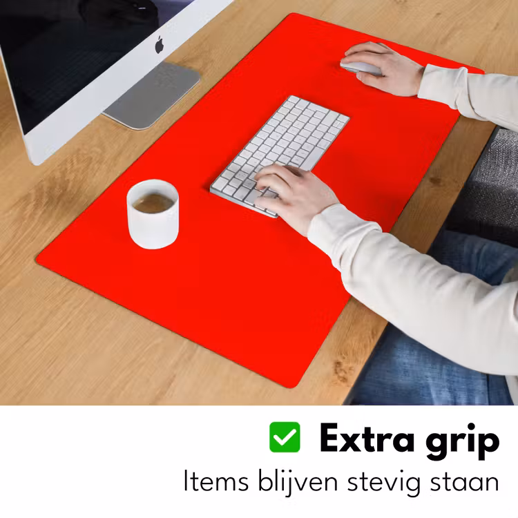 Bureau onderlegger - Vibrant - Vermilion - Rood — 6