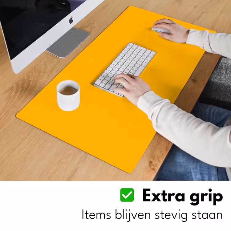 Bureau onderlegger - Vivid - Amber - Geel — 6