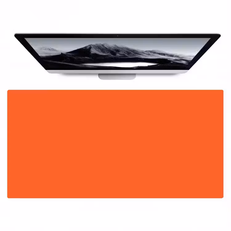 Bureau onderlegger - Vivid - Amber - Oranje — 1