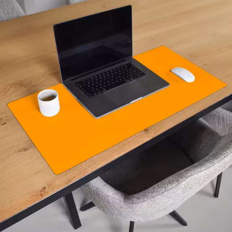 Bureau onderlegger - Warm - Ochre - Oranje — 3