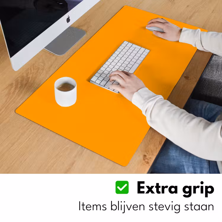 Bureau onderlegger - Warm - Ochre - Oranje — 6