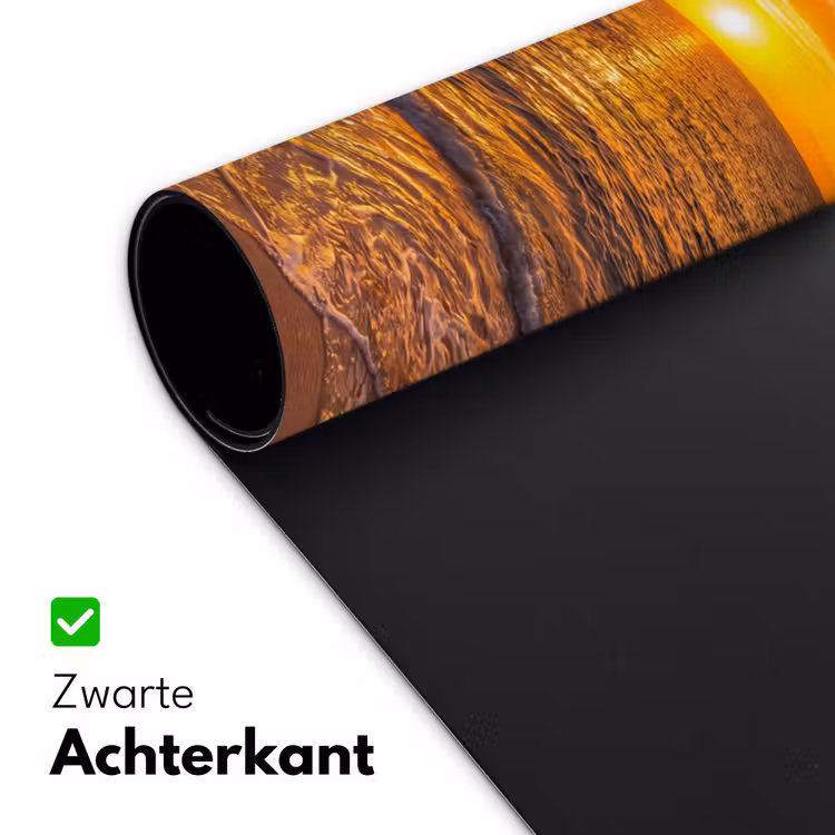 Bureau onderlegger - Zee - Kust - Zonsondergang - Natuur - Oranje — 5