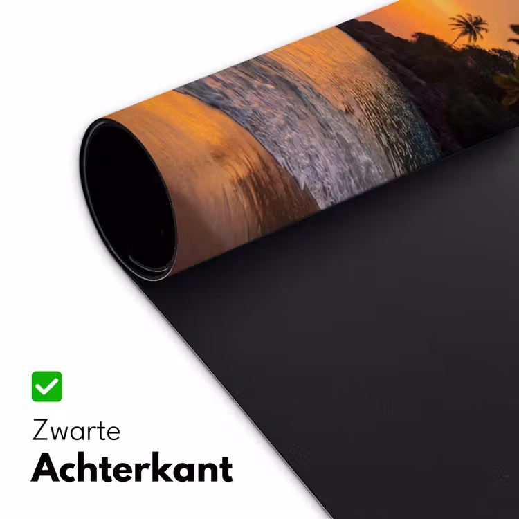 Bureau onderlegger - Zee - Zonsondergang - Boot - Natuur - Oranje — 5