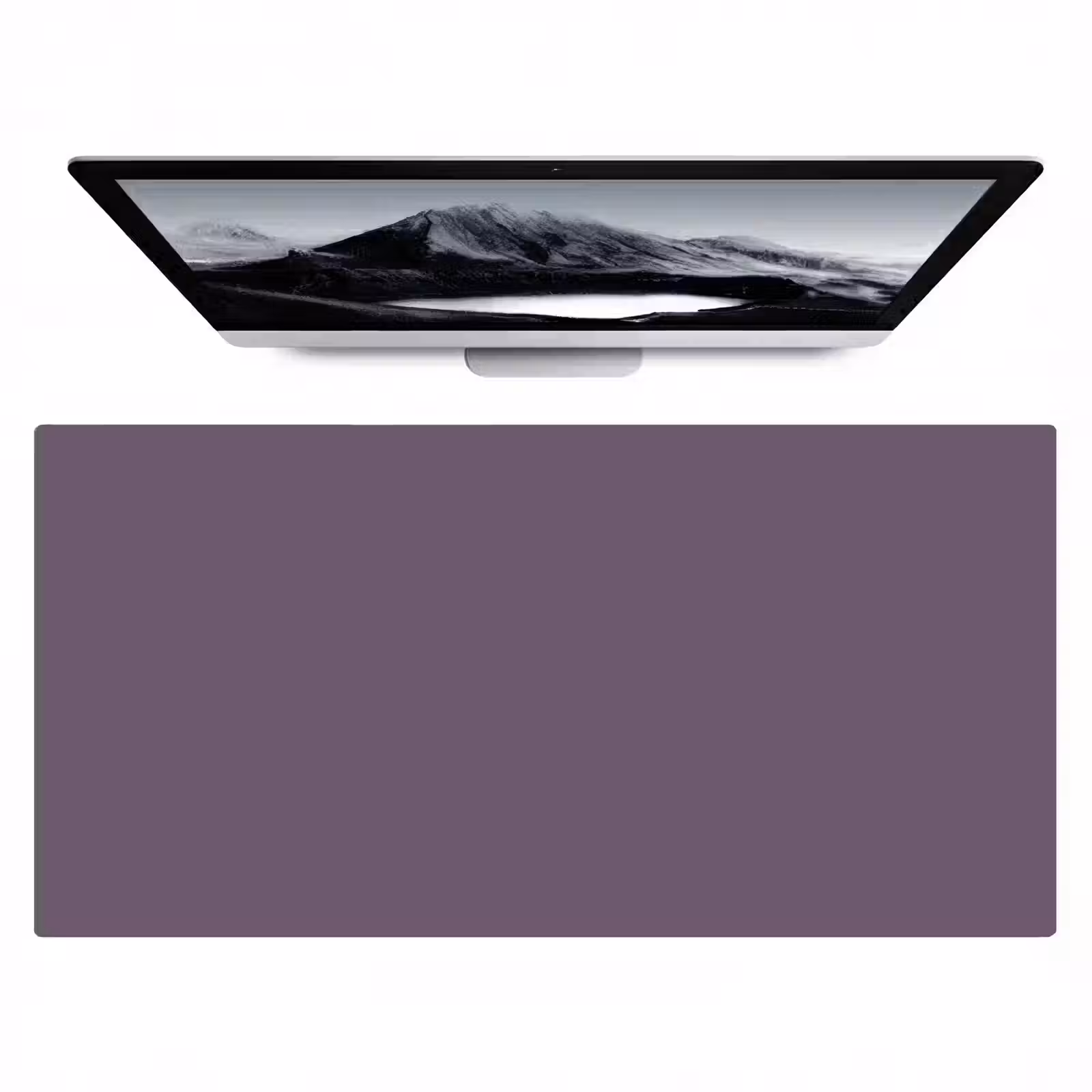 Bureau onderlegger - Velvet - Aubergine - Paars — 1