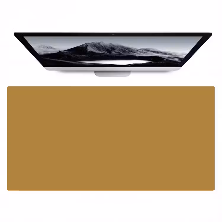 Bureau onderlegger - Rhythmic - Ochre - Geel — 1