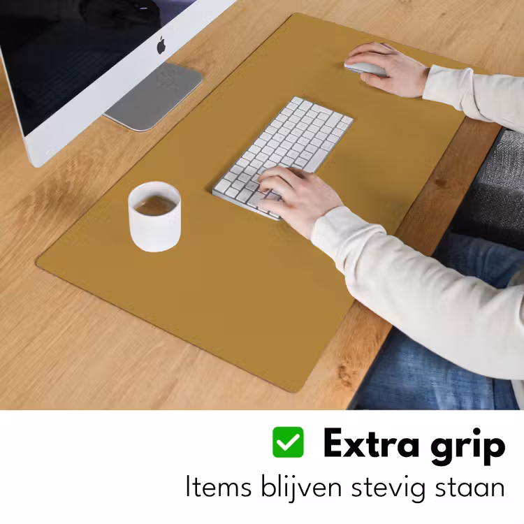 Bureau onderlegger - Rhythmic - Ochre - Geel — 6