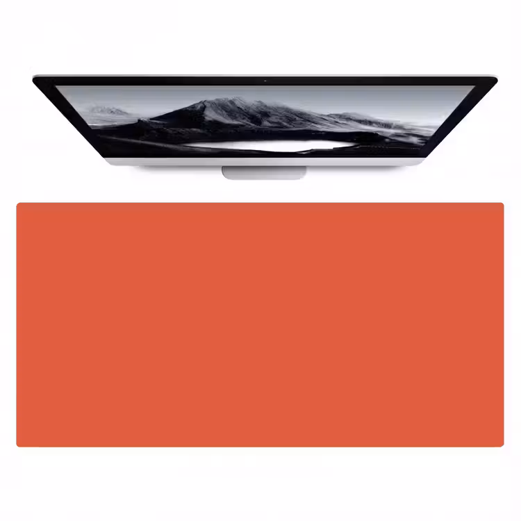 Bureau onderlegger - Rustic - Clay - Oranje — 1