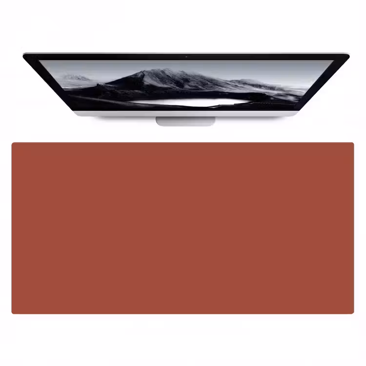 Bureau onderlegger - Rustic - Terracotta - Oranje — 1