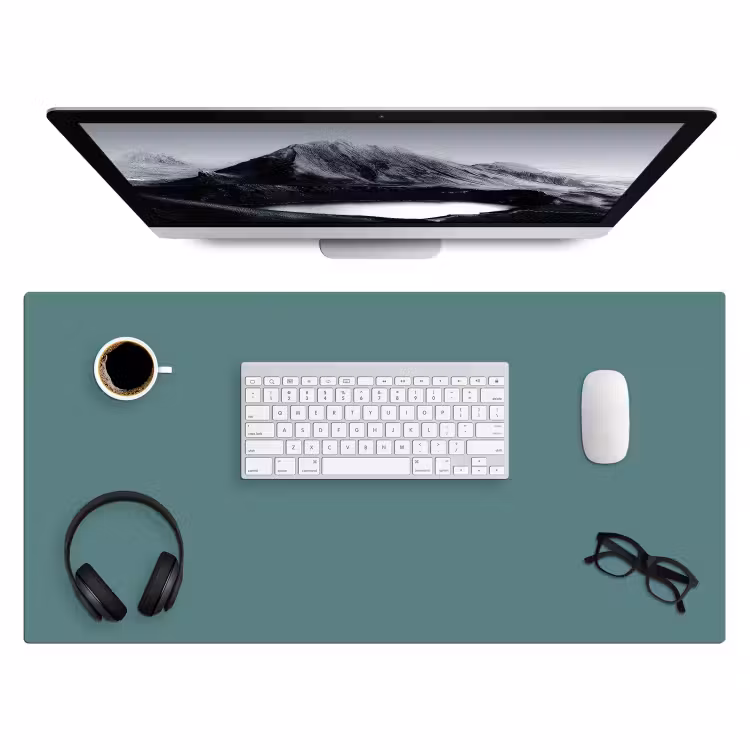Bureau onderlegger - Serene - Teal - Blauw — 4