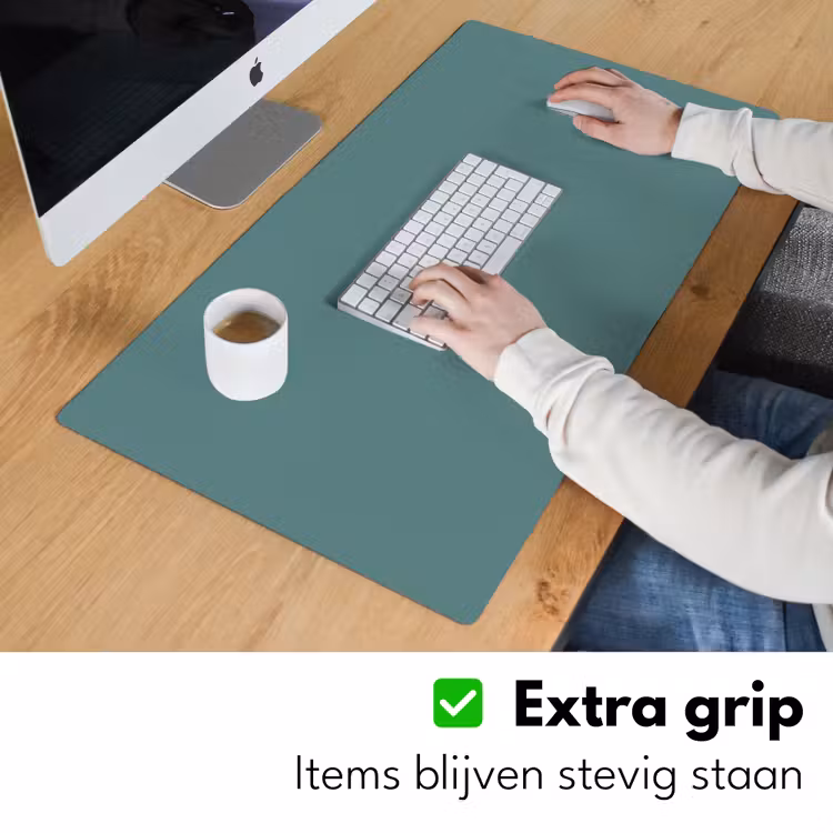 Bureau onderlegger - Serene - Teal - Blauw — 6
