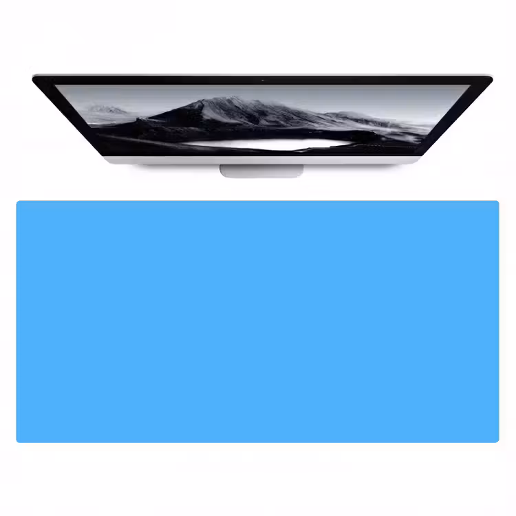 Bureau onderlegger - Sky - Blue - Blauw — 1