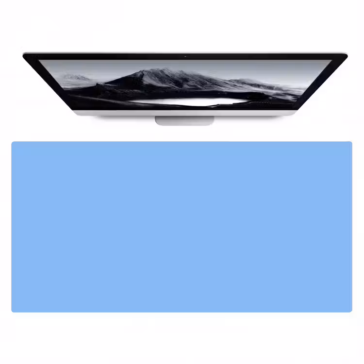 Bureau onderlegger - Sky - Glow - Blauw — 1