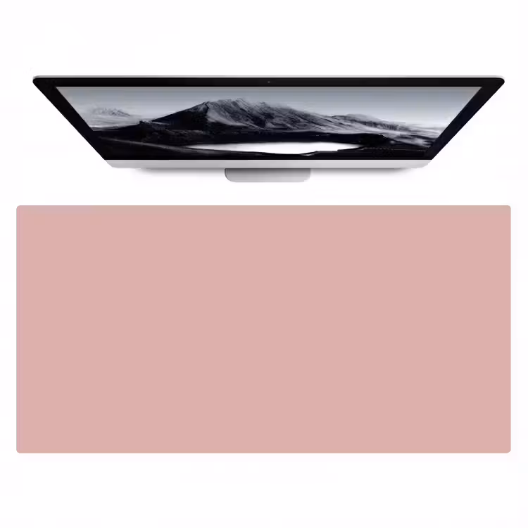 Bureau onderlegger - Soft - Blush - Roze — 1