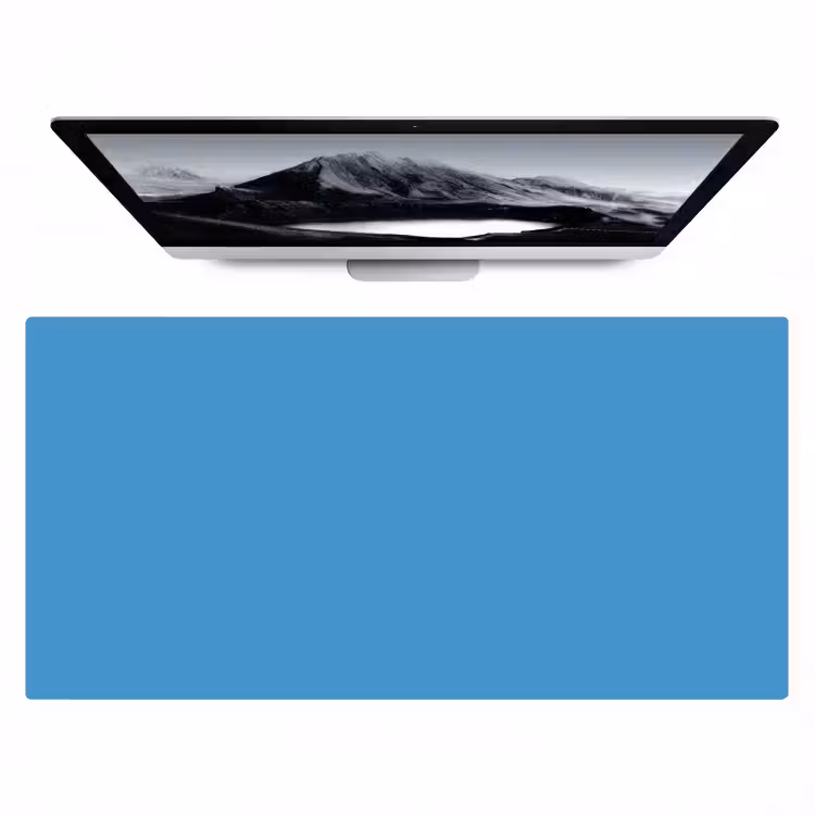 Bureau onderlegger - Steel - Blue - Blauw — 1