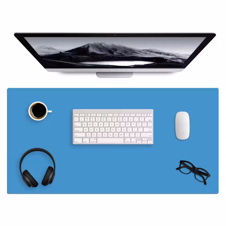Bureau onderlegger - Steel - Blue - Blauw — 4