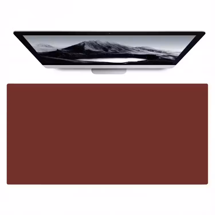 Bureau onderlegger - Valentine - Velvet - Rood — 1