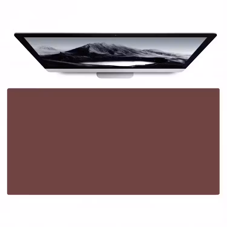 Bureau onderlegger - Velvet - Merlot - Rood — 1