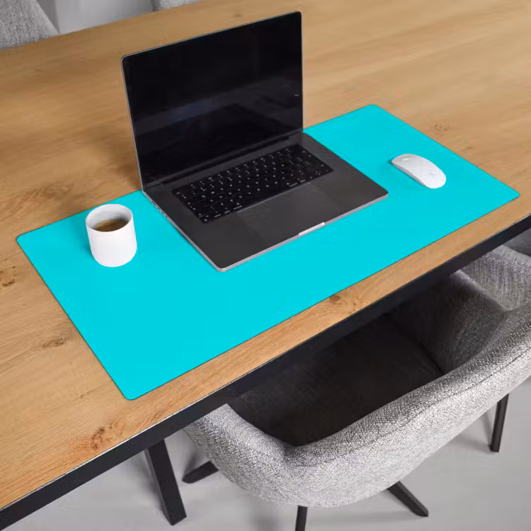 Bureau onderlegger - Vivid - Aquamarine - Turkoois — 3