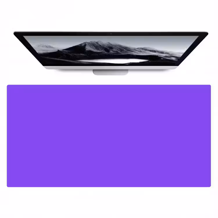 Bureau onderlegger - Vivid - Violet - Paars — 1