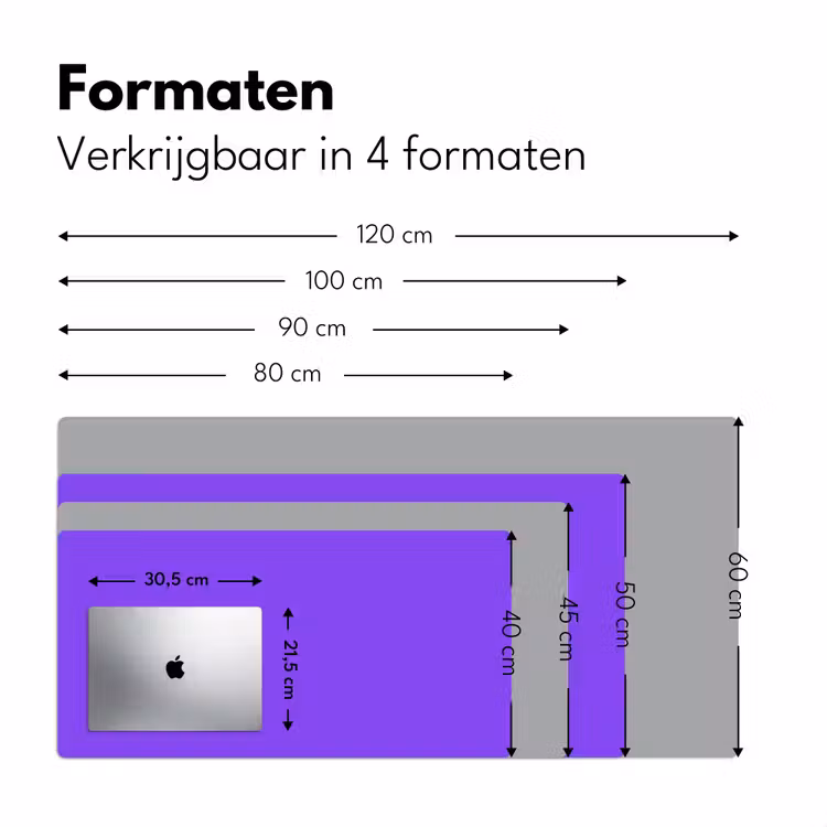 Bureau onderlegger - Vivid - Violet - Paars — 8