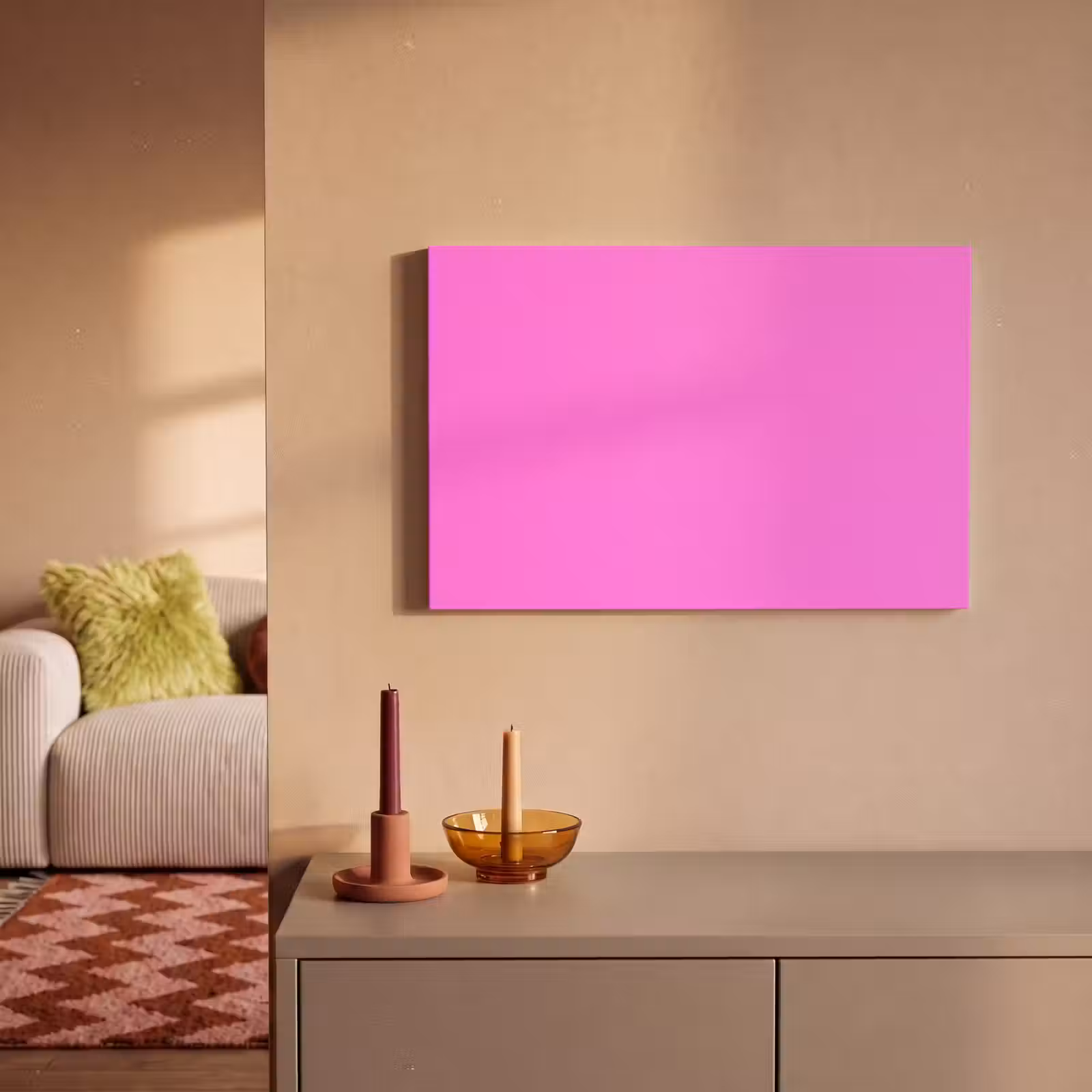Canvas schilderij - Bright - Orchid - Roze — 1