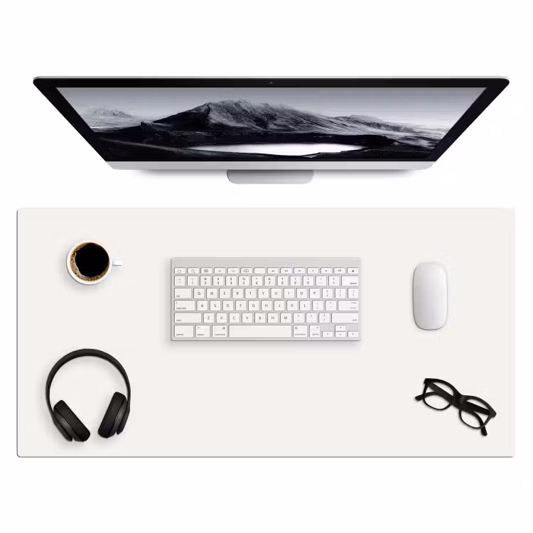 Bureau onderlegger - Pure - Alabaster - Wit — 4