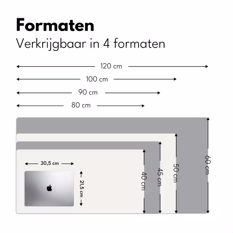 Bureau onderlegger - Pure - Alabaster - Wit — 8