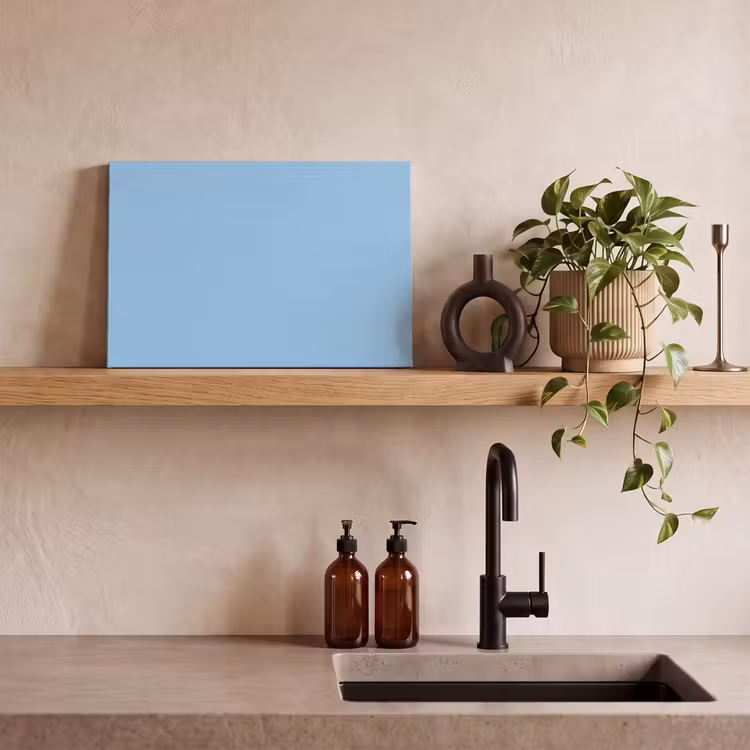 Canvas schilderij - Baby - Blue - Blauw — 2
