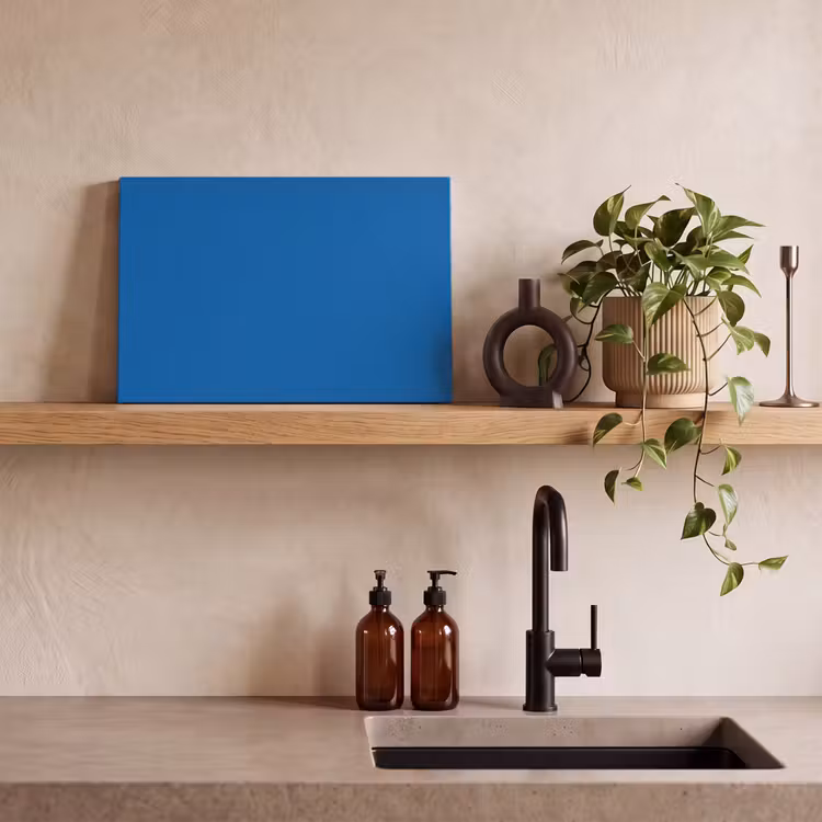 Canvas schilderij - Classic - Azure - Blauw — 2
