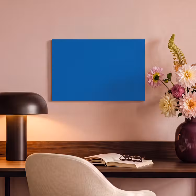 Canvas schilderij - Classic - Azure - Blauw — 3