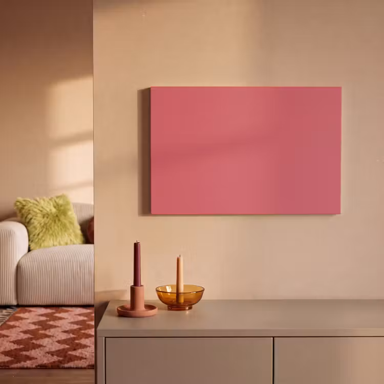 Canvas schilderij - Crimson - Rose - Roze — 1