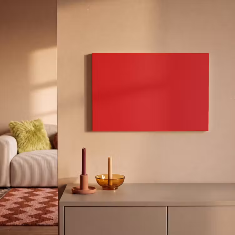 Canvas schilderij - Crimson - Velvet - Rood — 1