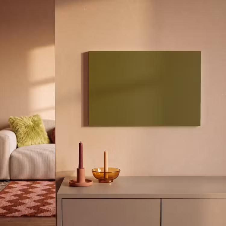 Canvas schilderij - Dark - Olive - Groen — 1